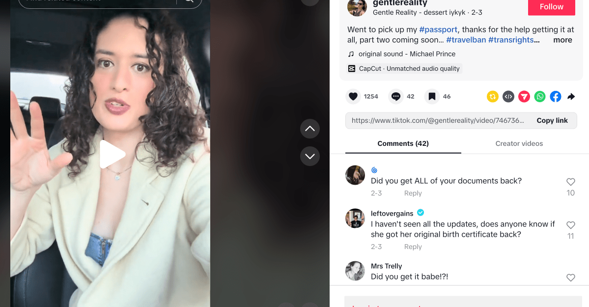 Las nuevas reglas de pasaporte de Trump están atrapando a los estadounidenses transgénero en el limbo burocrático