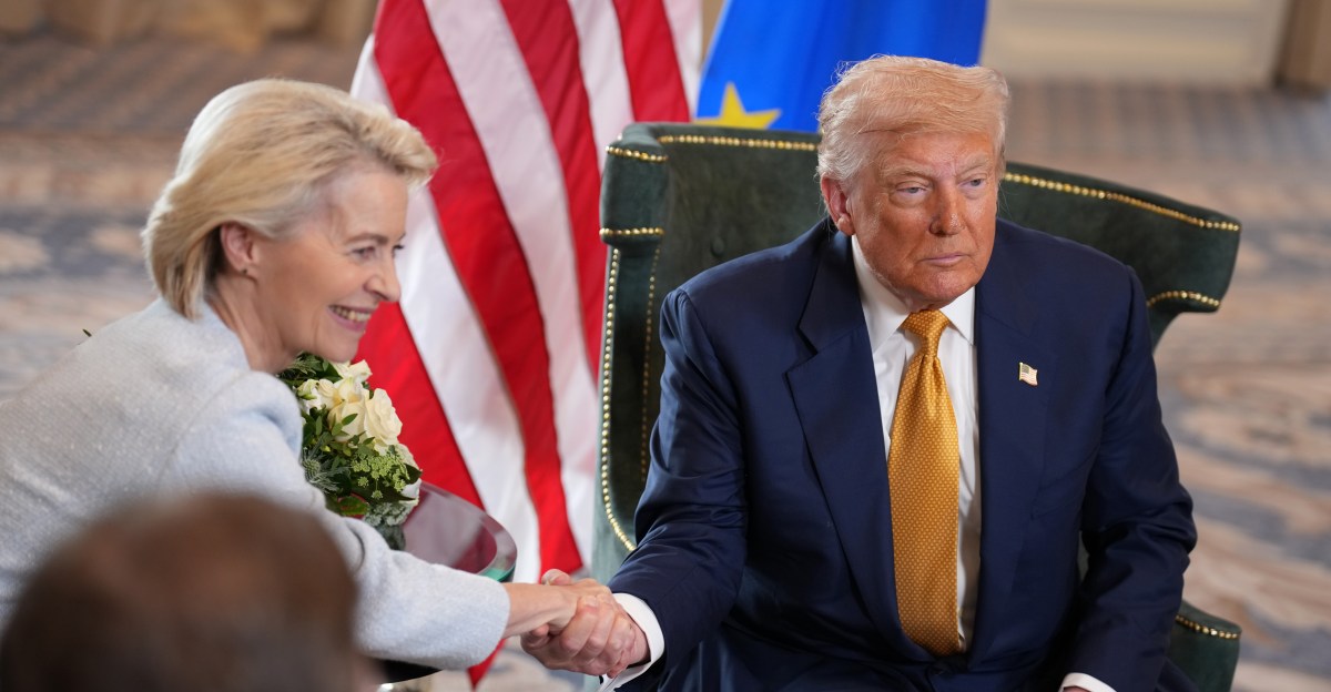 El nuevo acuerdo comercial de la UE de Trump explicó brevemente