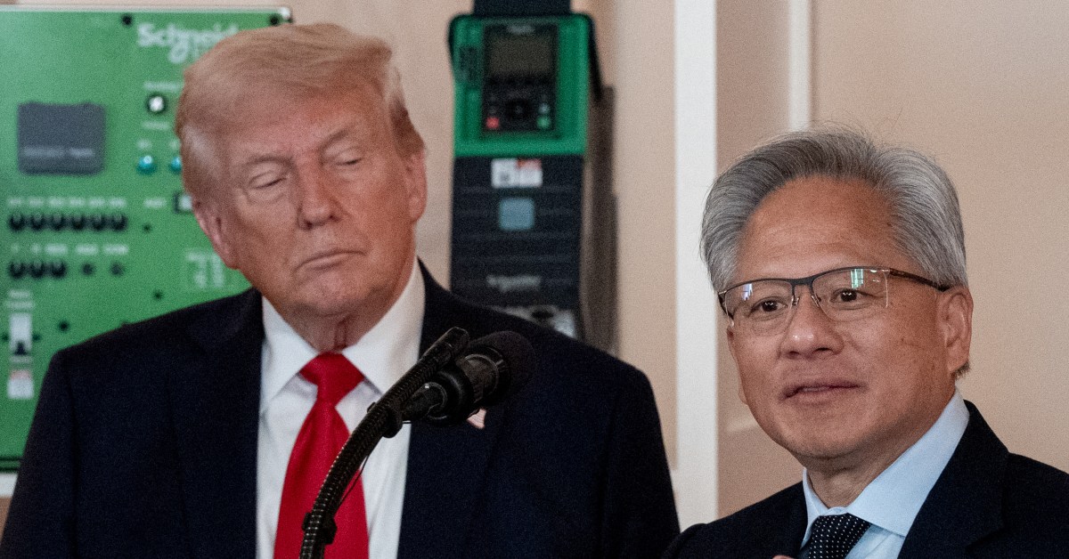 El acuerdo de chip nvidia que tiene a los funcionarios de Trump amenazando con dejar de fumar