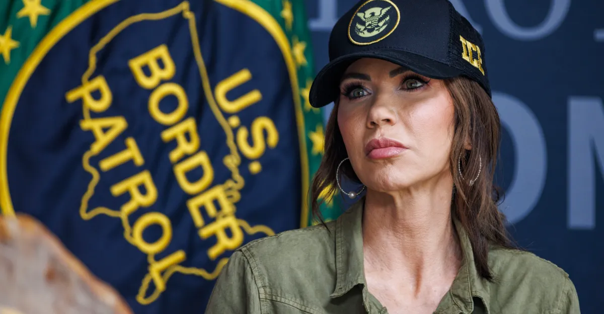 ¿En cuántos problemas se encuentra la secretaria del DHS, Kristi Noem?
