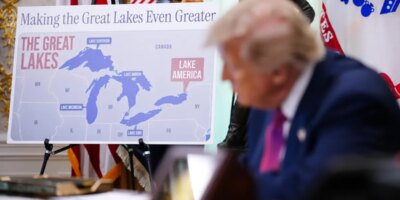 Guerra comercial entre Estados Unidos y Canadá: Trump cambia el nombre del lago Ontario a “Lago América”